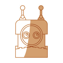 robot toy funny icon vector illustration graphic design