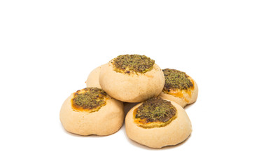 Shortbread cookie isolated