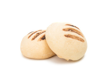 Shortbread cookie isolated