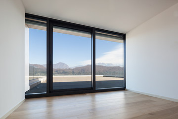 Modern room with terrace view