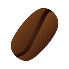 Coffee bean cartoon vector illustration arroma icon