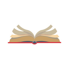 open book learn knowledge science icon