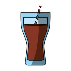 Delicious fresh drink icon vector illustration graphic design