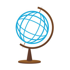 school globe map atlas world icon