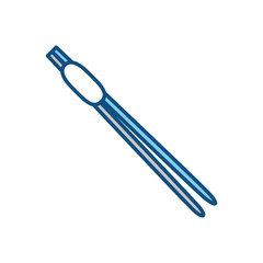 Chinese sticks asian icon vector illustration graphic design