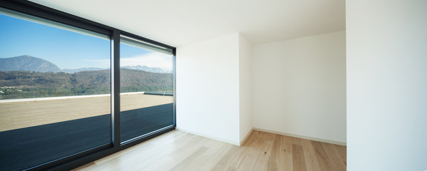 Modern room with terrace view