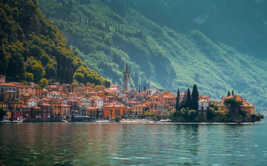 Varenna Town, Lake Como, Italy - 161256506