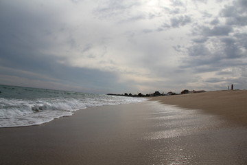 Plage en fin d'apr&egrave;s-midi
