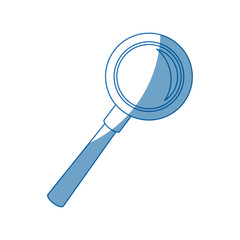 magnifier search loupe discovery find zoom vector illustration