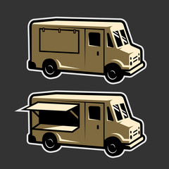 Food truck template .