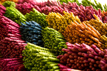 colorful of the incense stick,Thai style