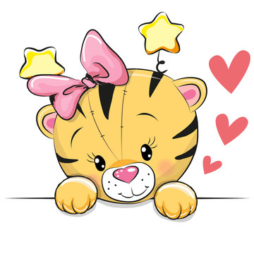 Cute Cartoon Tiger