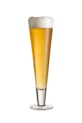 Glass of pale beer