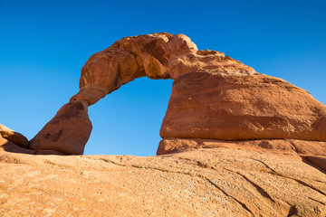 Delicate Arch sunset in Arches National Park