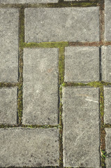 paving on the sidewalk