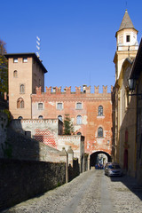 Fototapeta premium PALAZZO STRADIVARI A CASTELL'ARQUATO PIACENZA EMILIA ROMAGNA ITALIA 