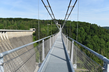 Seilhängebrücke im Harz