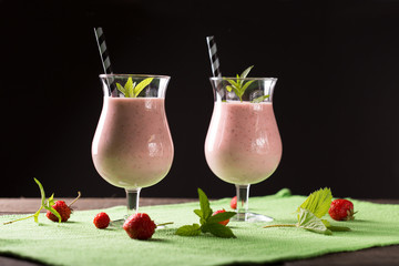 strawberry milk shake