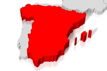 3D map - Spain