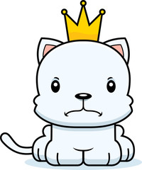 Cartoon Angry Prince Kitten
