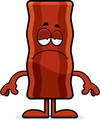 Sad Cartoon Bacon Strip