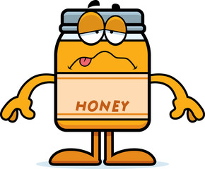 Sick Cartoon Honey Jar