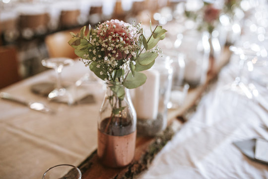 wedding flower table decoration