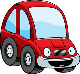 Smiling Cartoon Car
