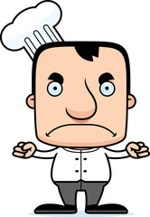 Cartoon Angry Chef Man