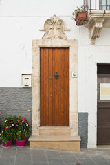 Historical palace. Martina Franca. Puglia. Italy.