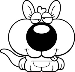 Cartoon Goofy Kangaroo