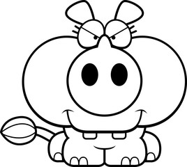 Cartoon Devious Rhinoceros