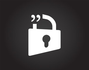  Quotation Mark Speech Bubble. Quote sign icon. Abstract background.