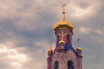 Obraz premium Old temple in the summer