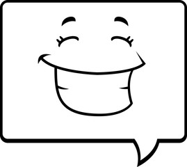 Word Bubble Smiling