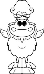 Angry Cartoon Buffalo Wings