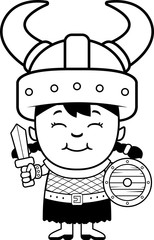 Cartoon Orc Child Sword