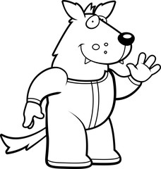 Cartoon Wolf Pajamas