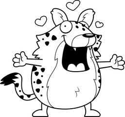 Cartoon Hyena Hug