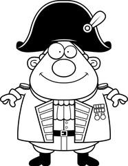 Happy Cartoon British Admiral