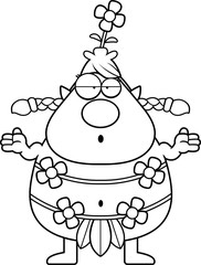 Confused Cartoon Forest Sprite