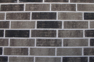 Gray brick wall