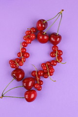 Cherries pop art