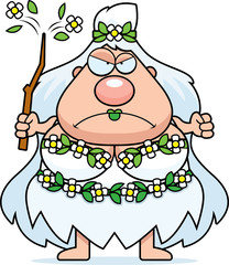 Angry Cartoon Mother Nature