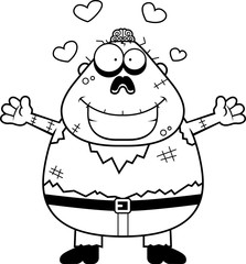 Cartoon Zombie Hug