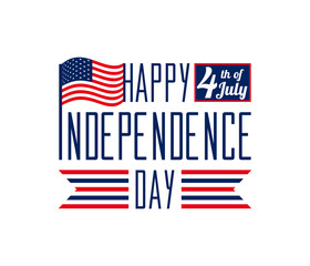 Happy Independence Day - July 4th USA - Memorial Day - Flag Day - Patriotic