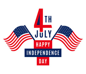 Happy Independence Day - July 4th USA - Memorial Day - Flag Day - Patriotic