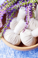 herbal compress massage