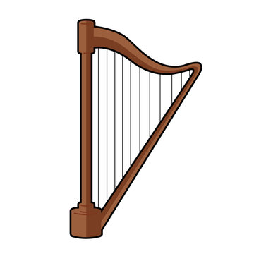 Isolated harp icon