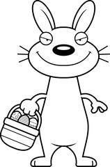 Sly Cartoon Easter Bunny
